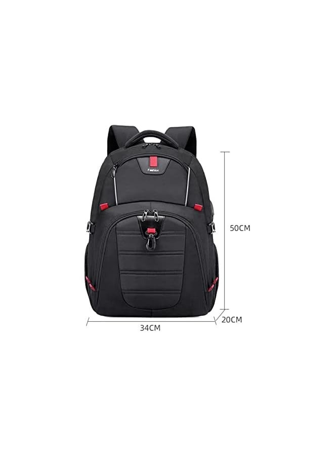PROMASS Travel Laptop Backpack Heavy Duty Computer Backpack Pockets Water-Repellent Business College Daypack Stylish School Anti-theft Bag for Men Women  - Image 4