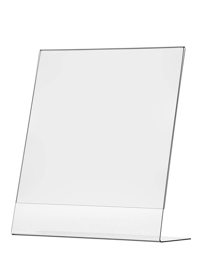 Marketing Holders Large Sign Holder Poster Display 14” x 11” Horizontal Table Tent Clear Acrylic Advertisement Notice Announcement Holder Pricing Menus Document Flyer Media Ad Promotional Signage - Image 1
