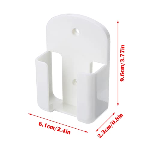 MGGi 2 Pack Remote Control Holder Rack Wall Mounted Air Condition TV Remote Storage Box Organizer, Wall-Mounted Organizer Self Adhesive Media Storage Box Case for Air Conditioner Controller - White - Image 3