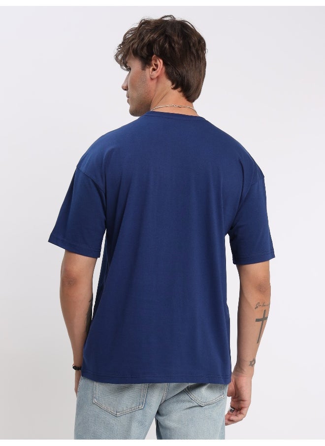 Beyoung Illusional Thoughts Printed Oversized T-shirt for Men  - Image 3