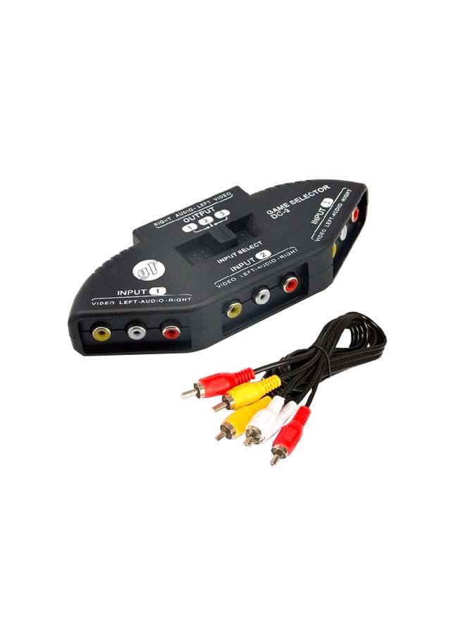 إسكدنيا كابل سويتش بثلاثة منافذ لألعاب الفيديو - Image 1