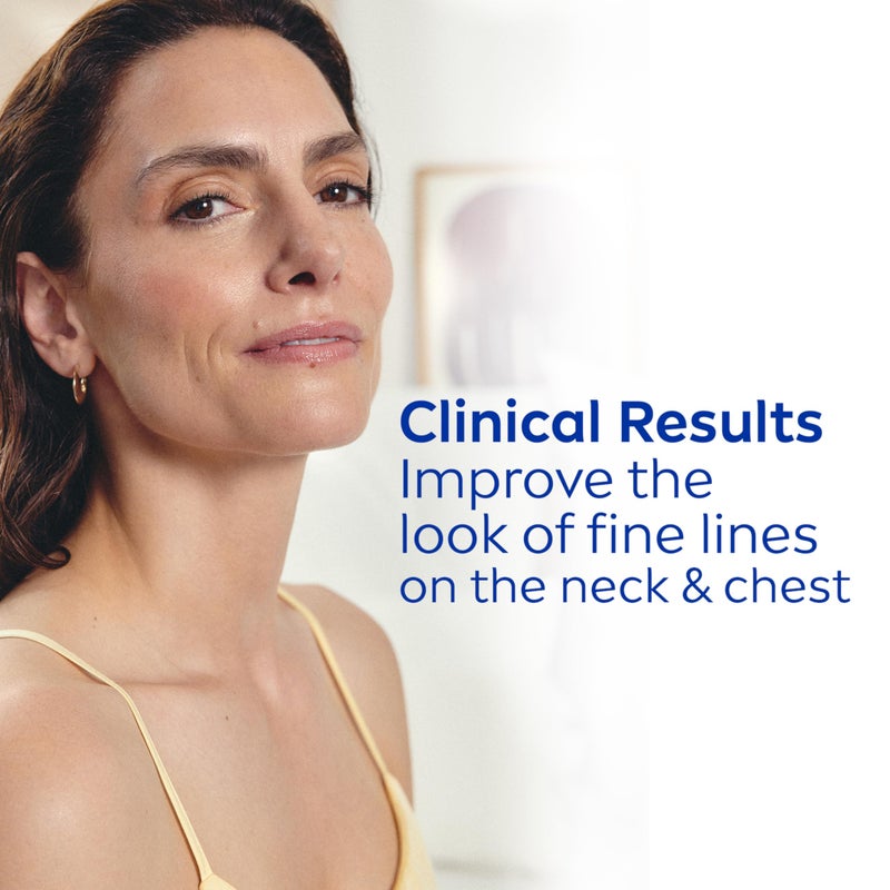 NIVEA Skin Firming and Anti Wrinkle Neck and Chest Cream with Q10, Creatine and Provitamin B5, Skin Firming Body Cream Reduces the Look of Fine Lines and Wrinkles, Holiday Gifts for Women, 6.7 Oz Tube - Image 2