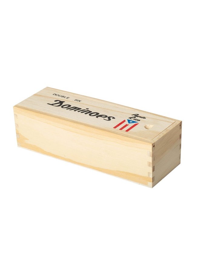 Artisan Owl Puerto Rico Double Six Dominoes Set With Puerto Rico Design On Dominoes (Flag)  - Image 4