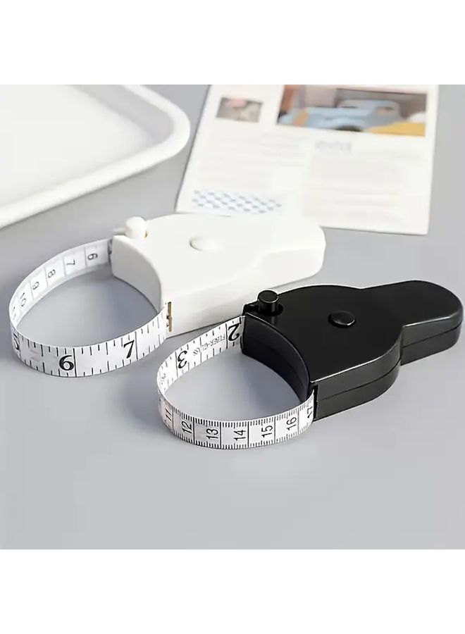 White Portable Body Measuring Tape For Fitness And Sewing High Precision - Image 1