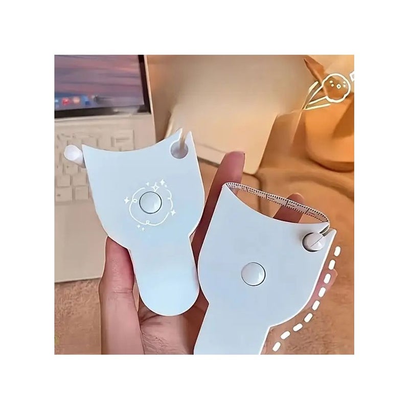 White Portable Body Measuring Tape For Fitness And Sewing High Precision - Image 3