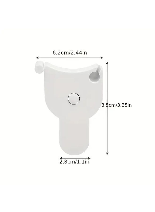 White Portable Body Measuring Tape For Fitness And Sewing High Precision - Image 2