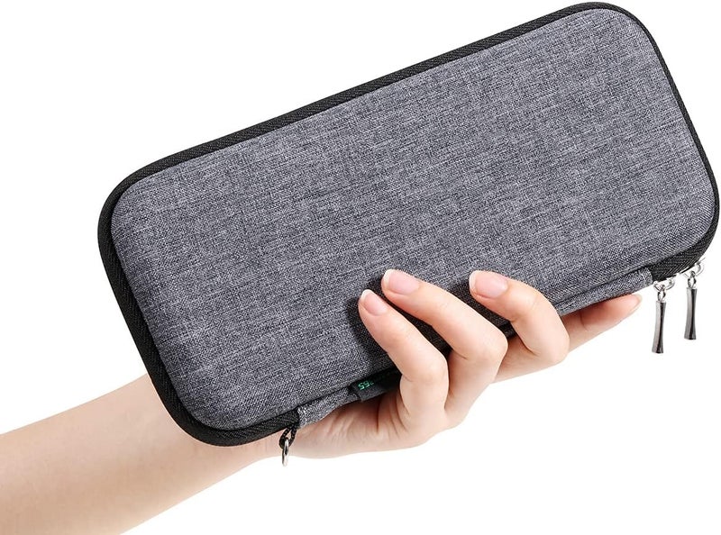 iDream365 Upgraded Hard Pencil Case Box for Adults,Durable Pen Carrying Case with Zipper-Grey - Image 5