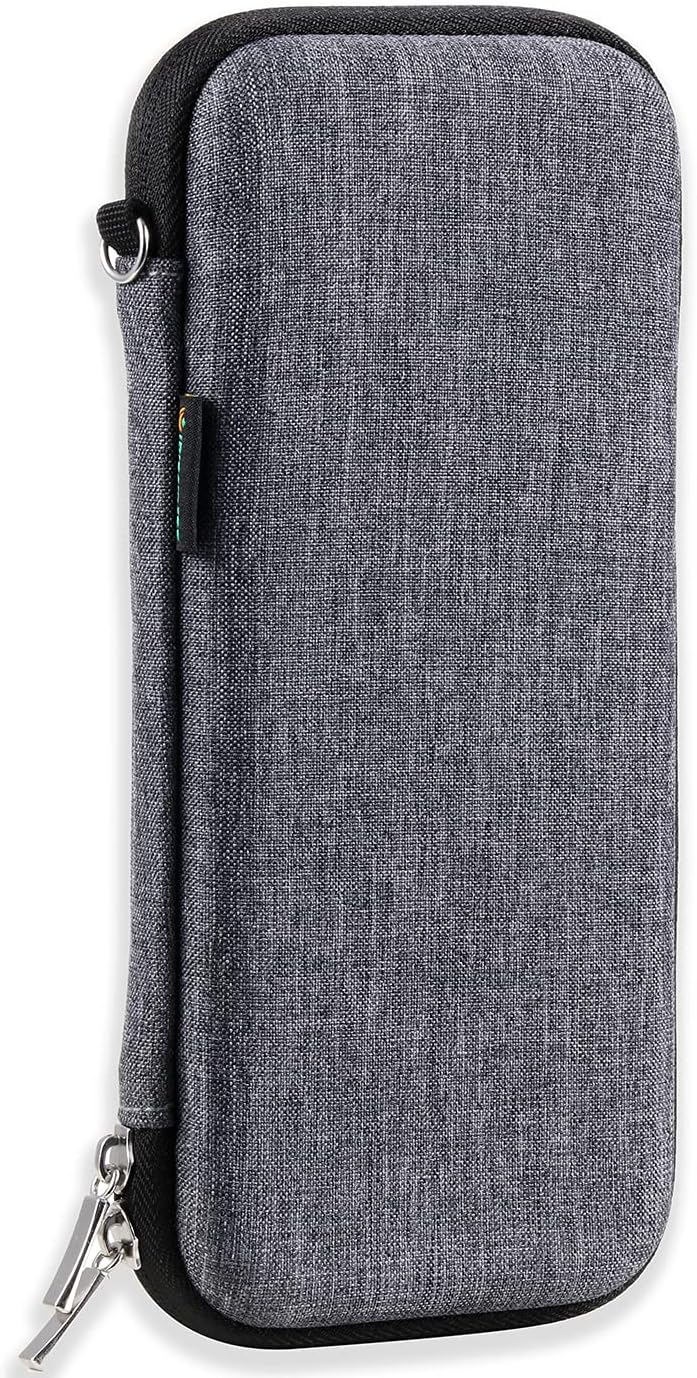 iDream365 Upgraded Hard Pencil Case Box for Adults,Durable Pen Carrying Case with Zipper-Grey - Image 1