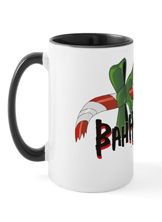 cafe press CafePress Bah Humbug Broken Candy Cane Mug 11 oz (325 ml) Ceramic Coffee Mug - Image 2