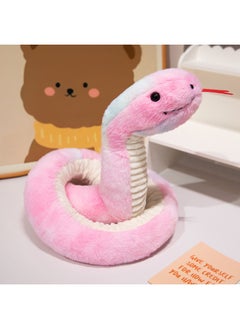 Year Of The Snake Mascot 2025 Doll Real Snake Plush Toy Zodiac Year Goods Rag Doll Annual Meeting Gift-Color:Colorful Snake-Height:180cm