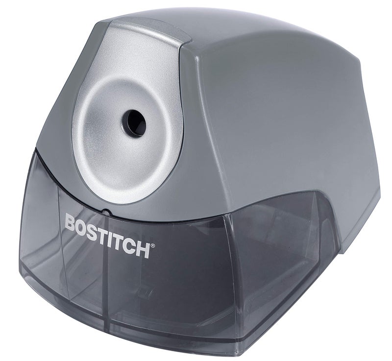 Bostitch Office Personal Electric Pencil Sharpener, Powerful Stall-Free Motor, High Capacity Shavings Tray, Gray (EPS4-KTGRAY) - Image 1