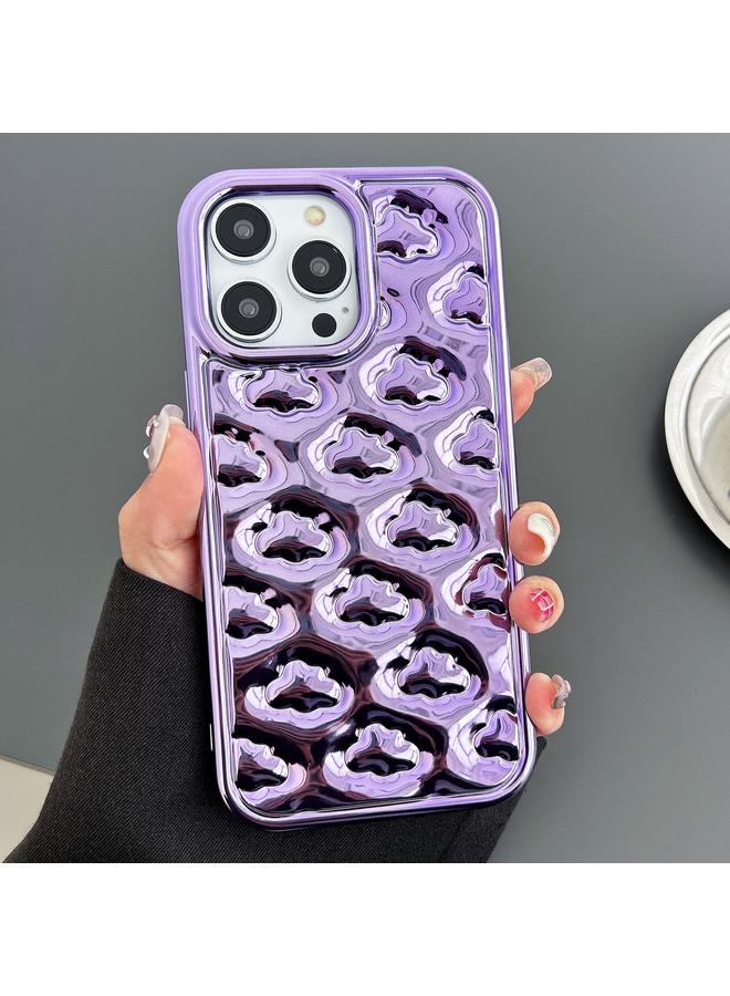 S-TOP Case For iPhone 13 Pro Max Cloud Texture Electroplated TPU Phone Case - Image 1