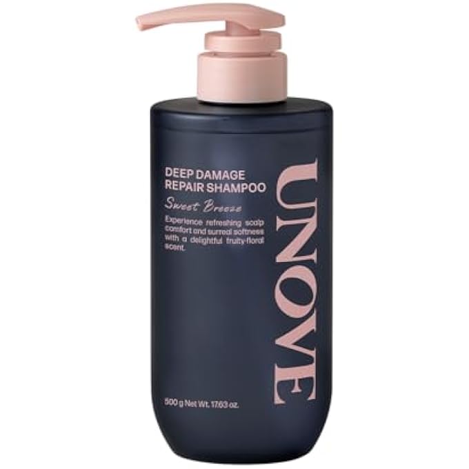 DEEP DAMAGE SHAMPOO 500ML/16.91FL.OZ | NOURISHING SHAMPOO FOR DRY, CURLY, AND COLOR-TREATED HAIR | KERATIN-PF CARE FOR SOFTNESS AND SHINE | DEEP CLEANSING, HYDRATING, AND OIL CONTROL