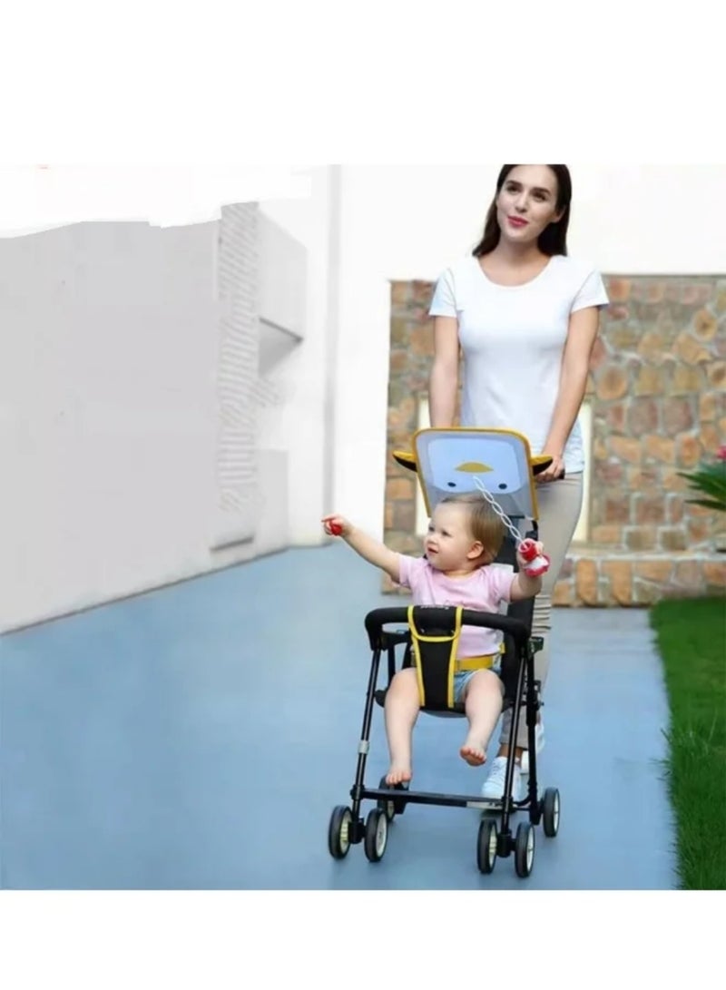 عربة أطفال خفيفة الوزن مزودة بمظلة قابلة للطي - Image 4