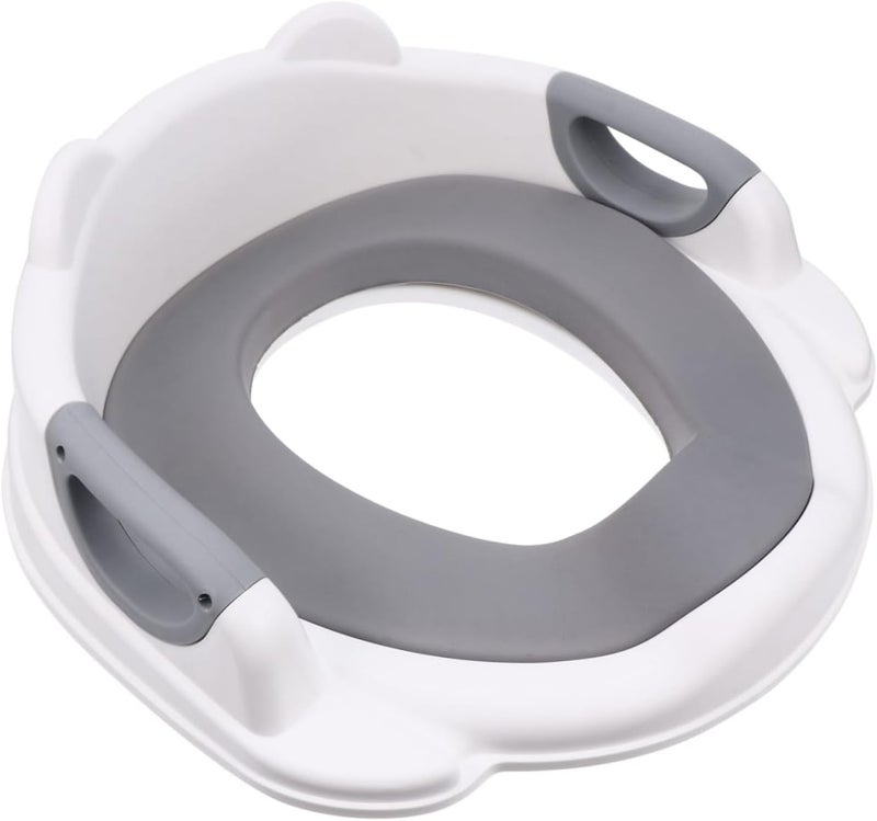NUOBESTY PU Cushion Toilet Trainer Seat with Non Slip Base and Leakage Urine Block Comfortable Contoured Backrest for Boys and Potty Training and Independent Use - Image 1