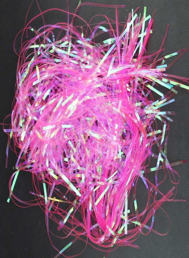 Thintinick Iridescent Plastic Hamper Shreds, Rose Red, 250 Grams - Image 2