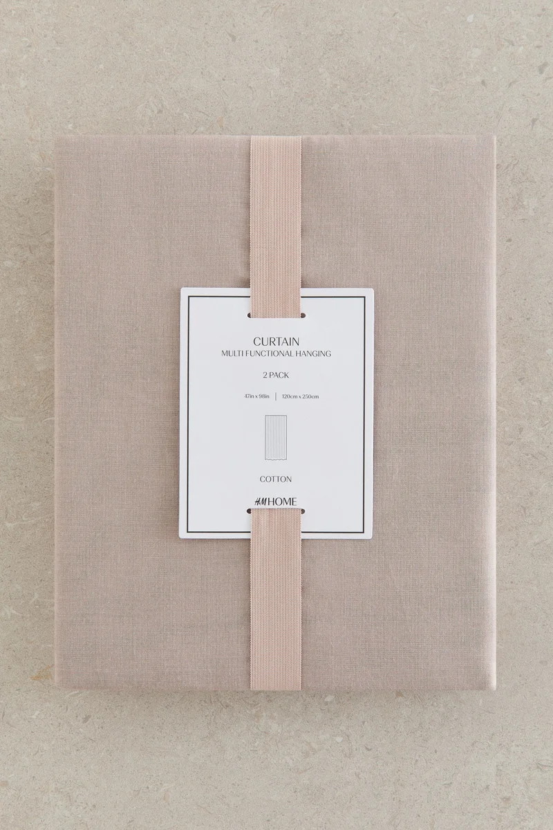 H&M 2-pack airy multiway curtains