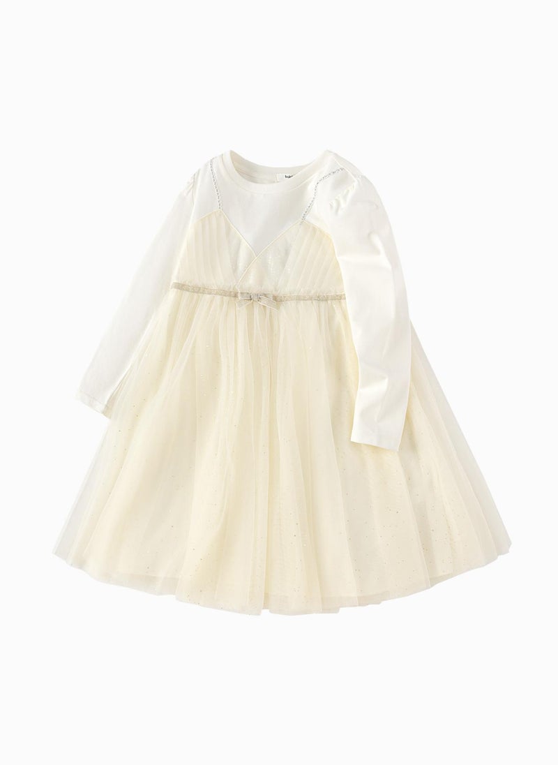 Balabala Toddler Girl Knitted one-piece dress - Image 4