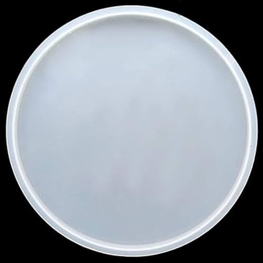 Revees Clive 8 Inch Transparent Round Silicone Mold for Resin Art, DIY Multipurpose - Image 2