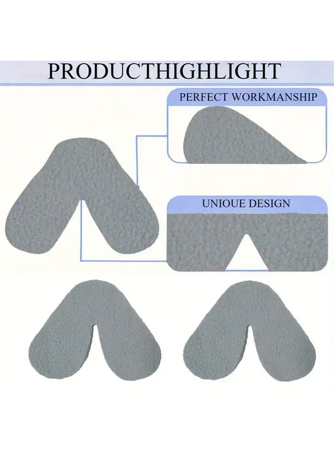 Gray Adjustable Nose Pad Pillow Ventilator Mask 8pcs Soft Comfortable Accessories - Image 5