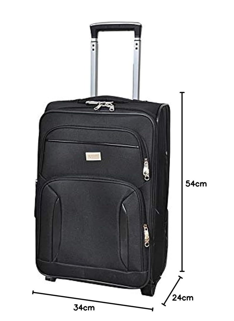 20 inch wheeled suitcase, black, canvas - pzsku/Z9CDD2790CC855ADBE349Z/45/1741601546/e4e1d17c-f681-412f-89af-f5b15fcd744b