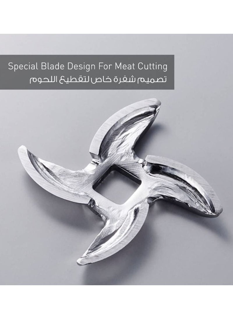 باناسونيك - مفرمة اللحم مفرمة اللحم ماكينة كبة السجق 1700 وات MkGm1700 فضي - Image 1