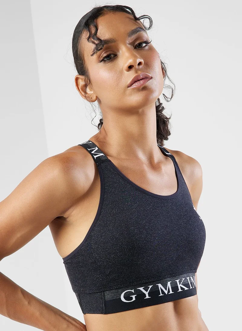 Gym King Logo Crossback Bra