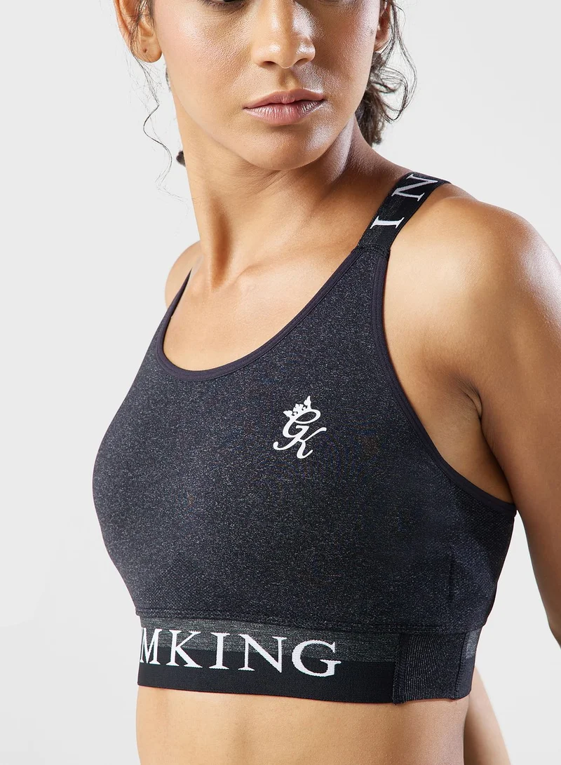 Gym King Logo Crossback Bra