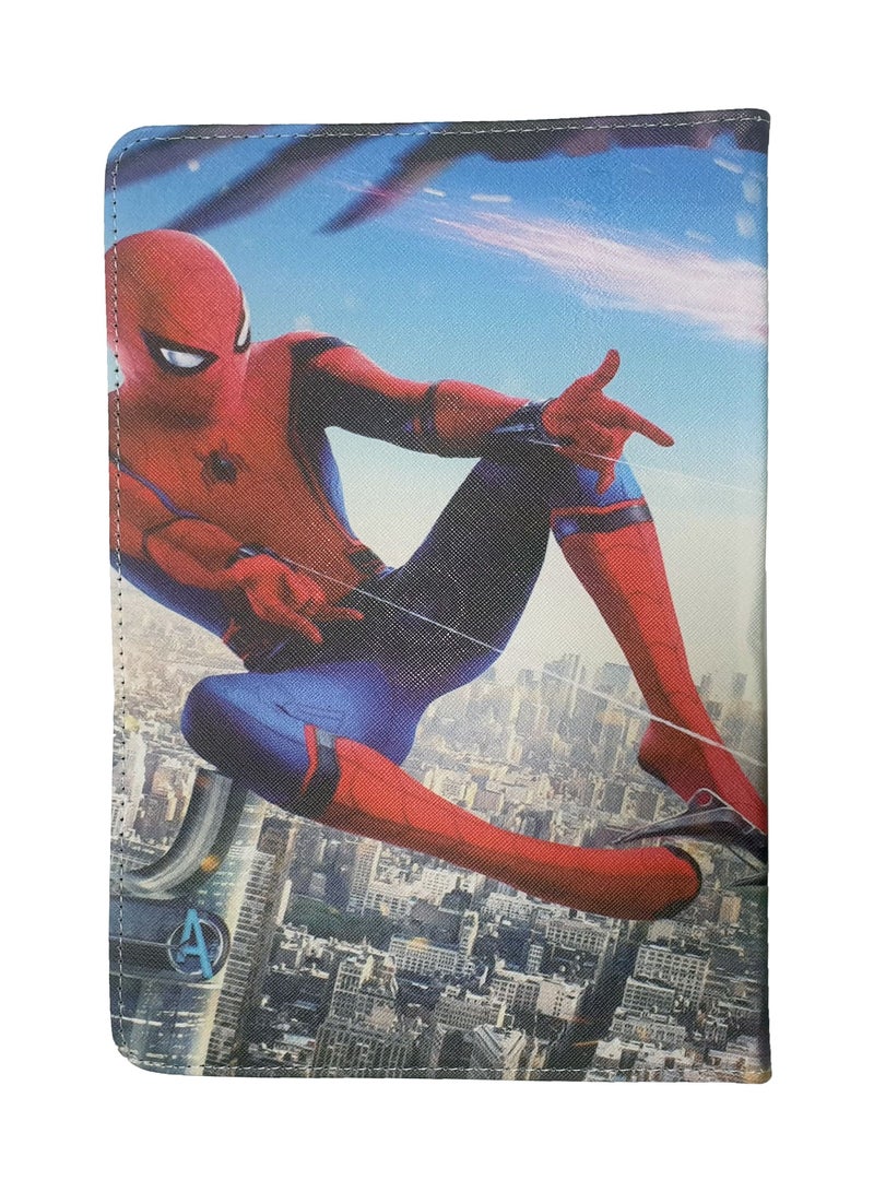 غطاء حماية عالمي للكمبيوتر اللوحي 360 درجة مقاس 10 بوصات بتصميم Spider Man - Image 1