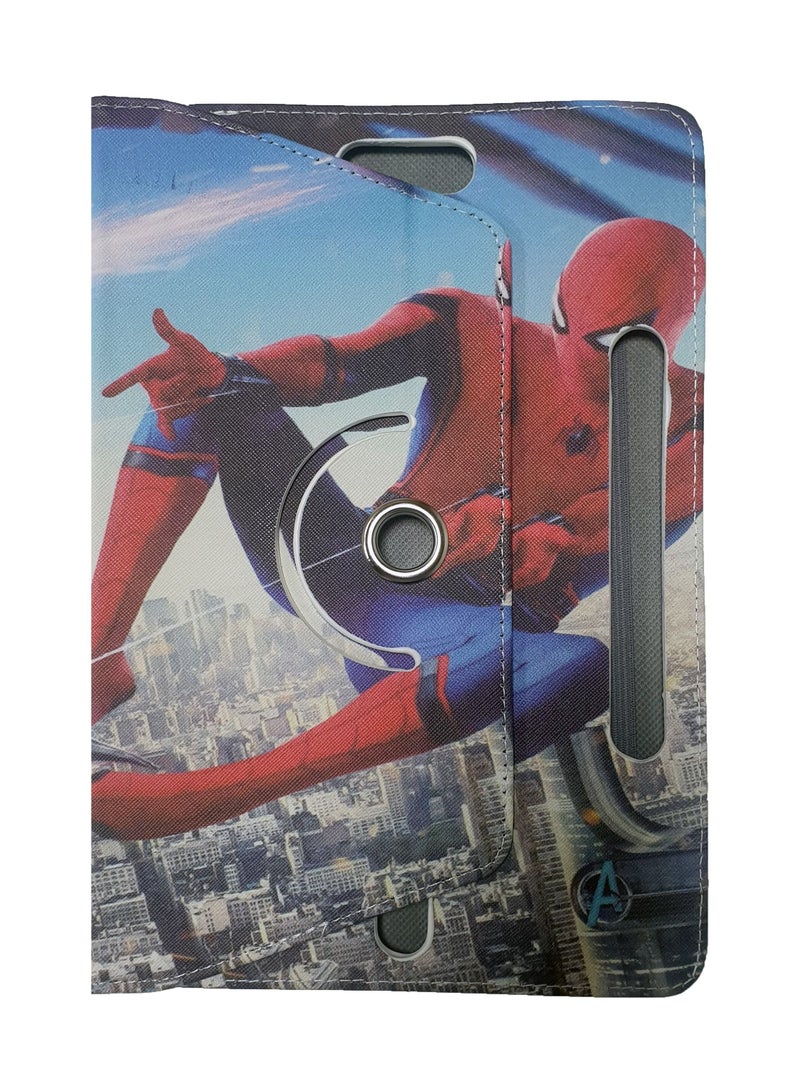 غطاء حماية عالمي للكمبيوتر اللوحي 360 درجة مقاس 10 بوصات بتصميم Spider Man - Image 2