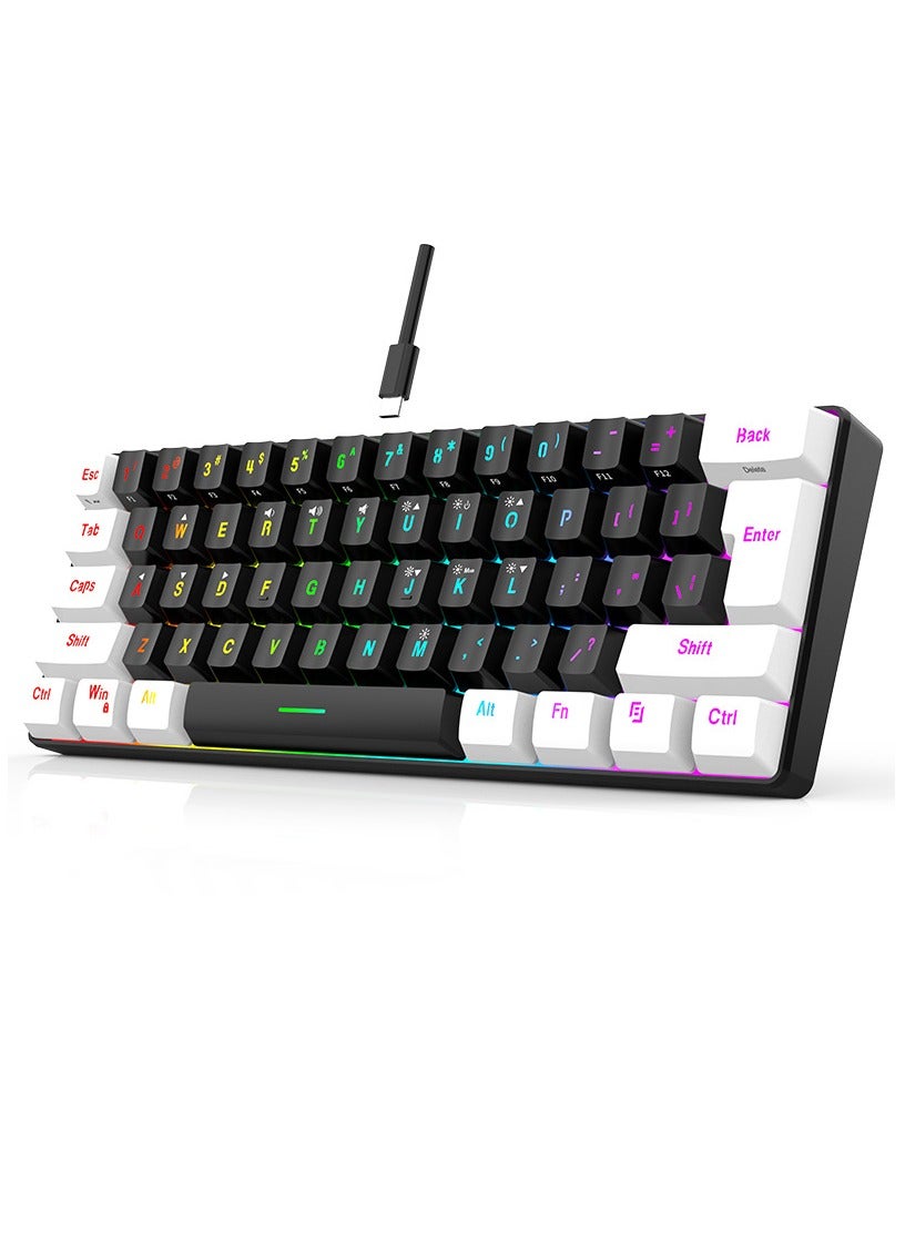 فلوينغ Flowing 61 Keys Rgb Gaming Keyboard 450 g