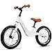 Birtech 14 Kids Balance Bike for 3456 Year Old Boys and Girls Air Tires with Magnesium Alloy Frame Lightweight No Pedal Toddler Training Bicycle White - Image 3