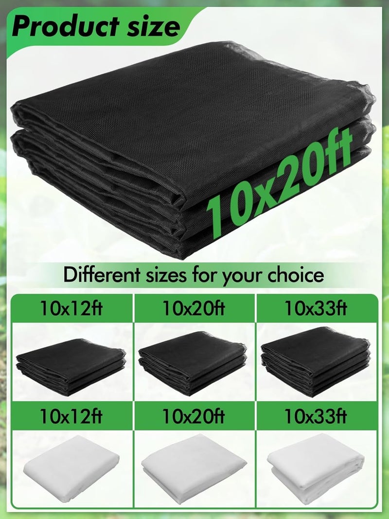 KASTWAVE Stronger Garden Mesh Netting, 10 x 20 ft Garden Mesh Net Barrier, Heavy Duty Garden Mosquito Nano Netting for Bird Net Barrier, Mosquito Netting Screen for Animals Plants Vegetables Against Insects - Image 5