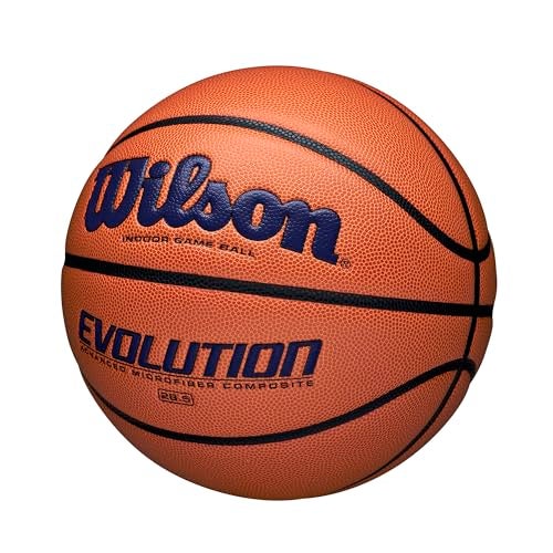 WILSON Evolution Indoor Game Basketball, Navy, Size 6 - 28.5" - Image 2