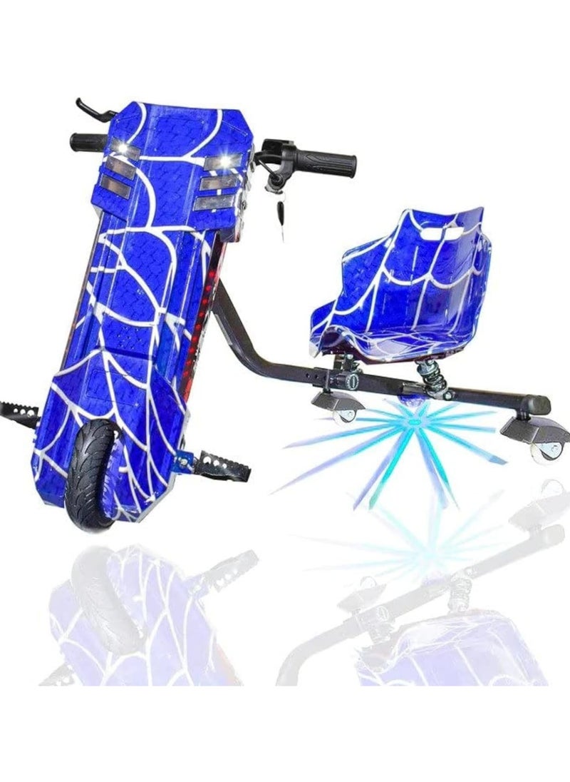 FACTUAL TOYS Electric Drifting Scooter 3 Wheel Electric Trike 360 Degree 36V - Blue Spider  - Image 1