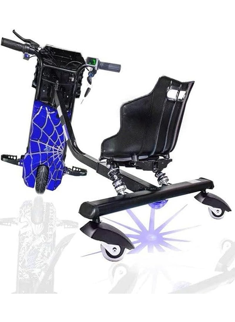 FACTUAL TOYS Electric Drifting Scooter 3 Wheel Electric Trike 360 Degree 36V - Blue Spider  - Image 5