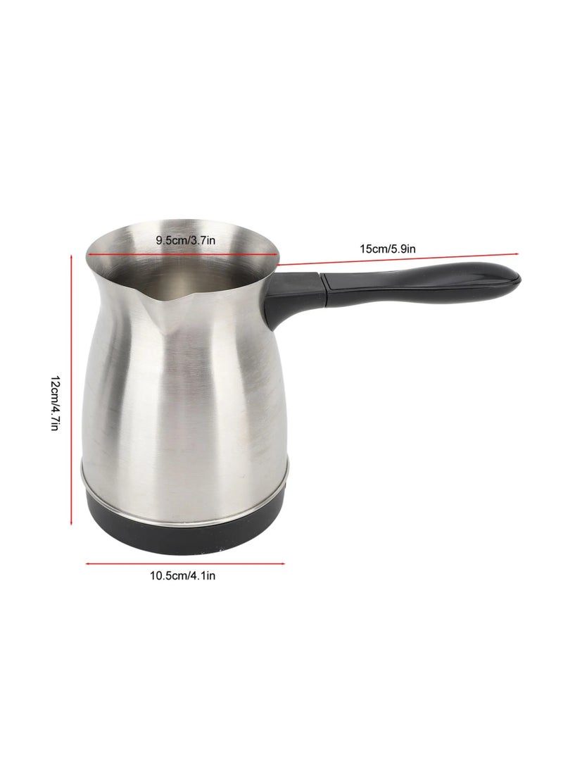 عام التركية الفولاذ المقاوم للصدأ يدويا-- يخمر صانع القهوة مصغرة المنزلية التلقائي التدفئة فنجان القهوة 600ml - Image 5
