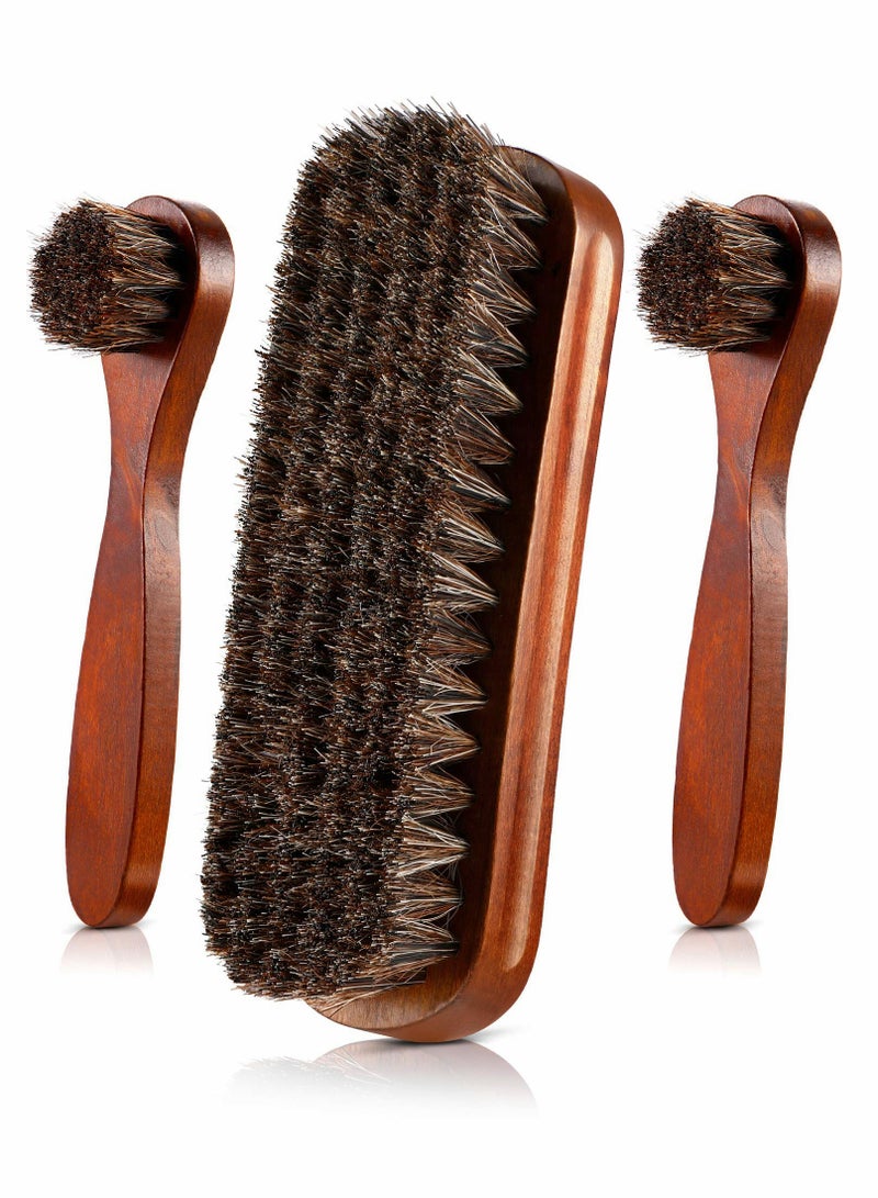 Excefore Horsehair Shoes Polish Brushes Kit  - Image 1