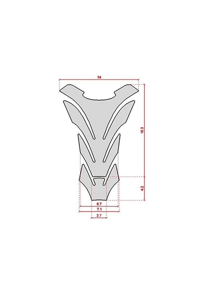 labelbike 3D Sticker Motorcycle Tank Pad Protection for SUZUKI - Image 2
