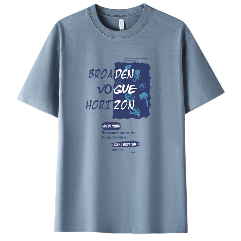 2024 New Nasa Men's Short-Sleeved T-Shirt T-Shirt, Loose, Casual and Versatile, Trendy Brand, Same Style for Men and Women, Same Style as Nasa - Image 5