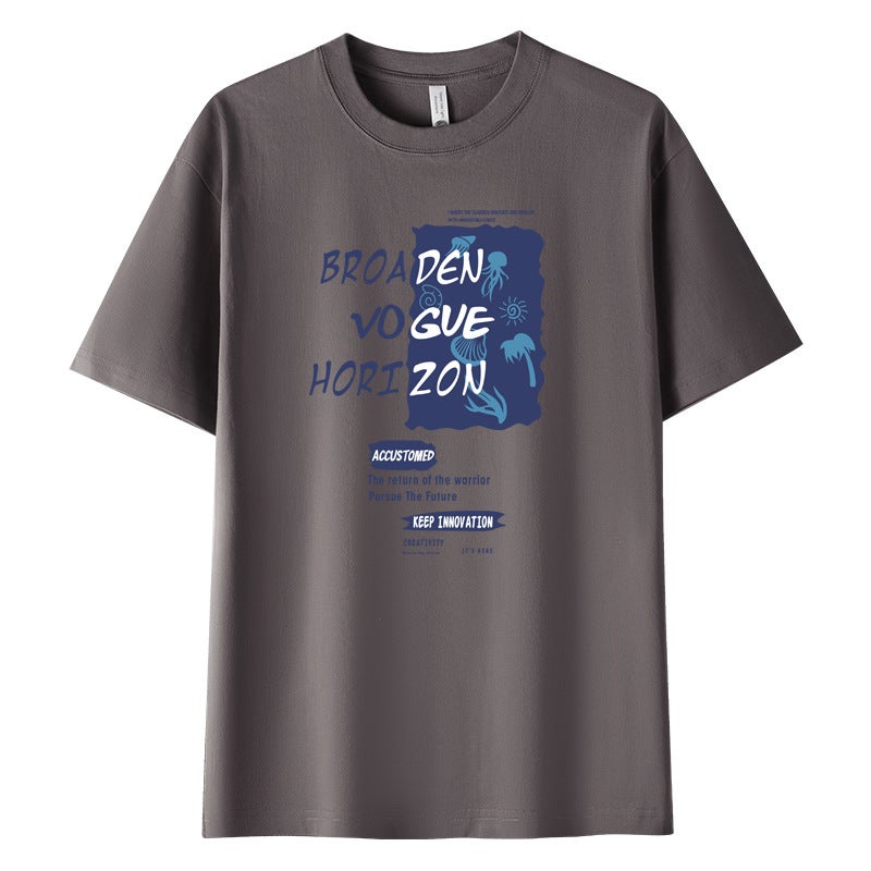2024 New Nasa Men's Short-Sleeved T-Shirt T-Shirt, Loose, Casual and Versatile, Trendy Brand, Same Style for Men and Women, Same Style as Nasa - Image 1