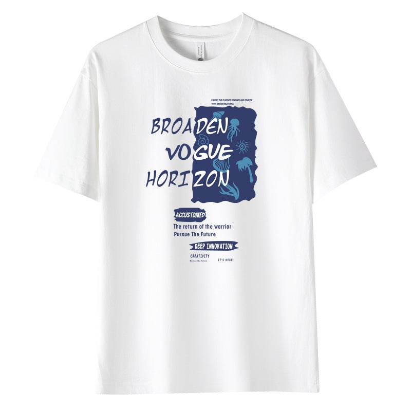2024 New Nasa Men's Short-Sleeved T-Shirt T-Shirt, Loose, Casual and Versatile, Trendy Brand, Same Style for Men and Women, Same Style as Nasa - Image 2