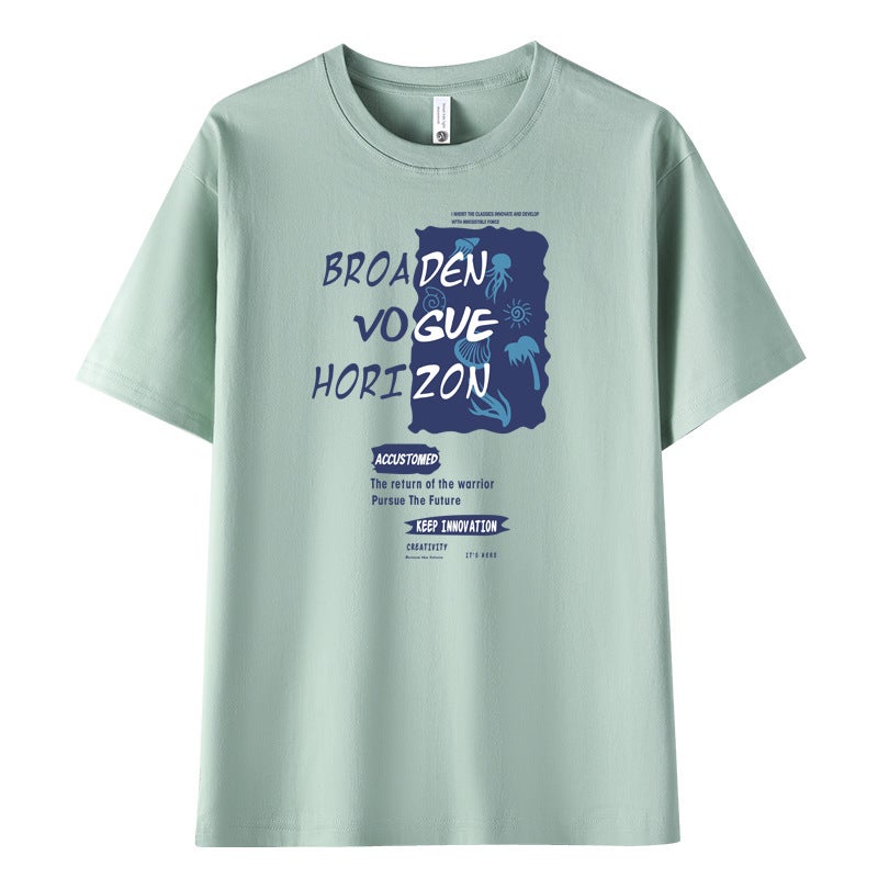 2024 New Nasa Men's Short-Sleeved T-Shirt T-Shirt, Loose, Casual and Versatile, Trendy Brand, Same Style for Men and Women, Same Style as Nasa - Image 3