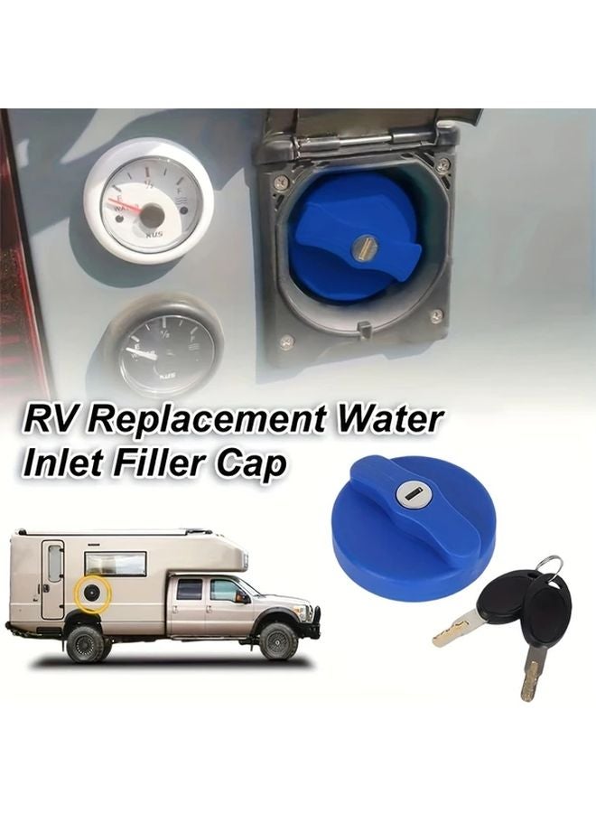 1 غطاء دخول ماء للمركبات الترفيهية مع مفتاحين - تصميم متين ومقاوم للسرقة - Image 2