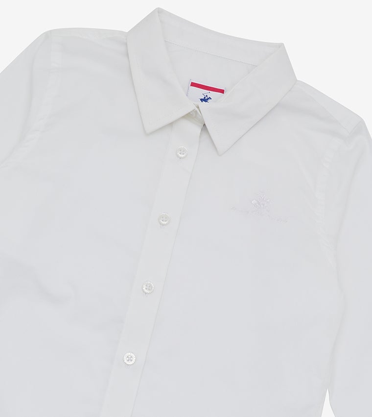 BEVERLY HILLS POLO CLUB Bhpc Kids White Shirt - Image 3