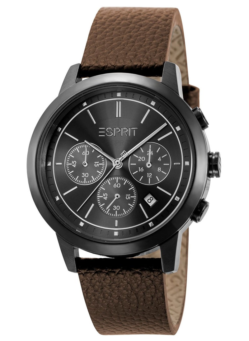 ESPRIT Leather Chronograph Watch ES1G306L0035  - Image 1