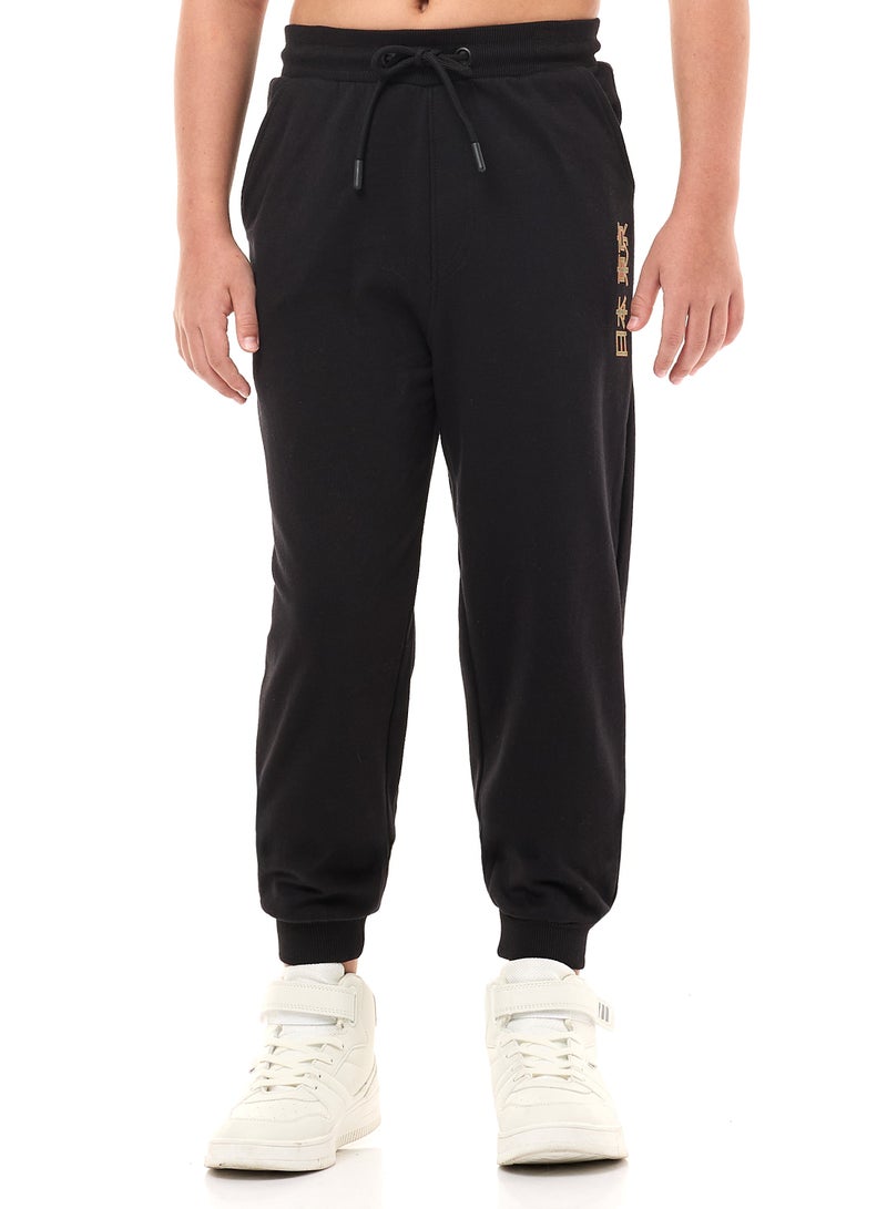 victor and jane Boys' 2-Piece Hoodie and Jogger Set Olive-Black - Image 5