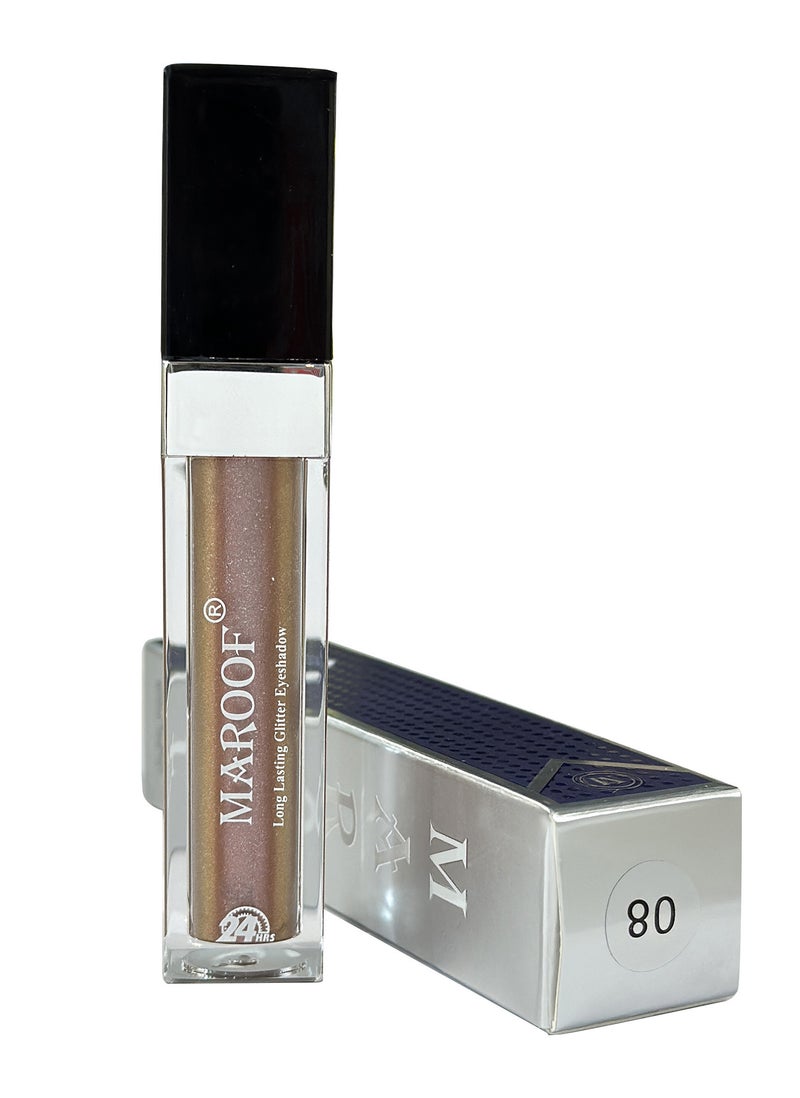 MAROOF Long Lasting Glitter Eyeshadow by Maroof - 08 Nude Bronze - Image 2