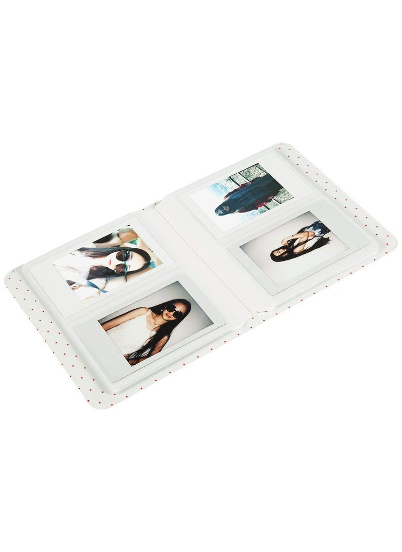 ZIKKON ZIKKON 64 Pockets Photo Album for Fujifilm Instax Mini 12 11 9 8 40 99 Evo Liplay 7S Instant CameraMini Link Printer Polaroid Snap Touch PIC300 Z2300 Mint Zip Instant Camera Printer Smoky white  - Image 3