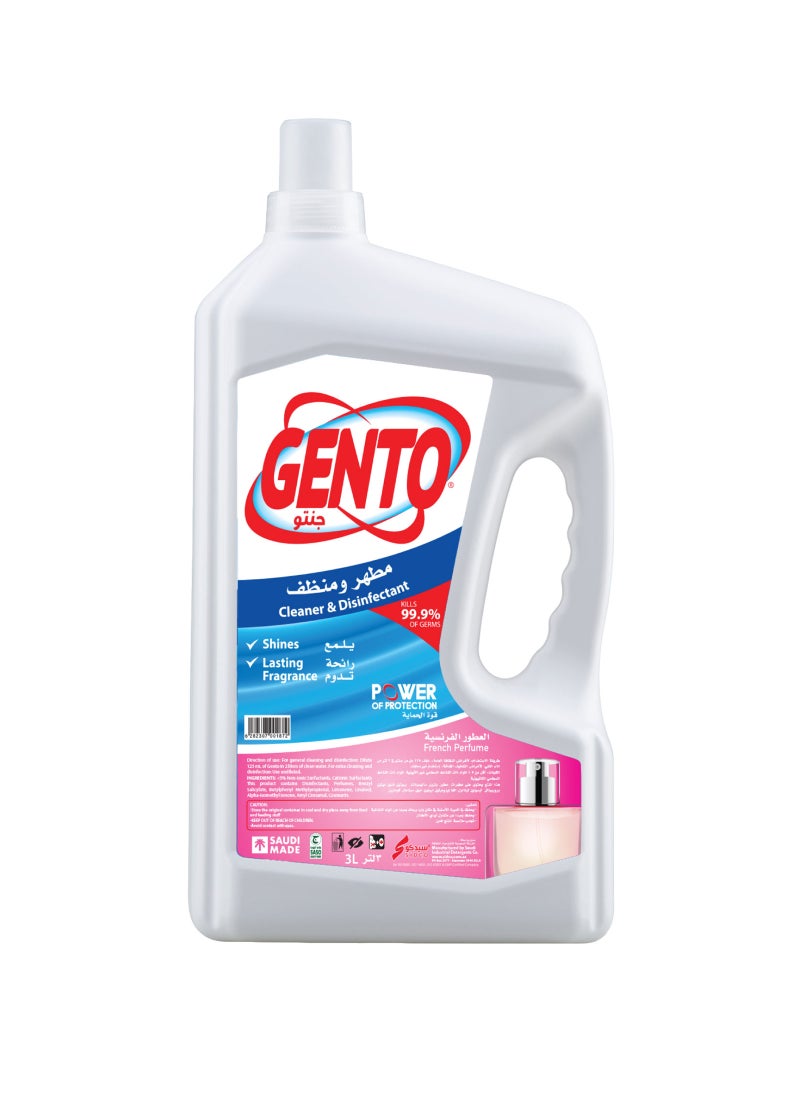 GENTO Cleaner And Disinfectant French Perfume 3L